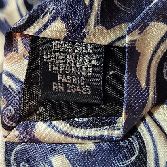 Stafford Executive Men's all silk blue tie - Picture 5 of 6